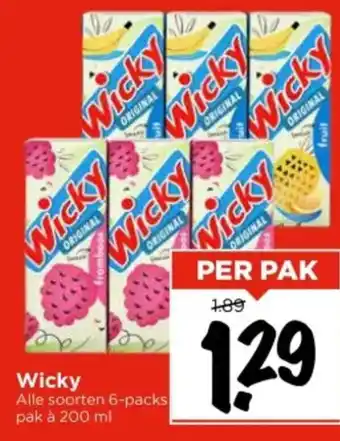 Vomar Voordeelmarkt Wicky aanbieding
