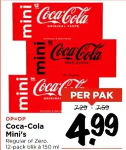 Vomar Voordeelmarkt Coca-Cola Mini's aanbieding