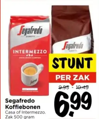 Vomar Voordeelmarkt Segafredo Koffiebonen aanbieding