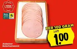 Vomar Voordeelmarkt Ardenner Boterhamworst aanbieding