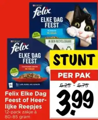 Vomar Voordeelmarkt Felix Elke Dag Feest of Heer lijke Reepjes aanbieding