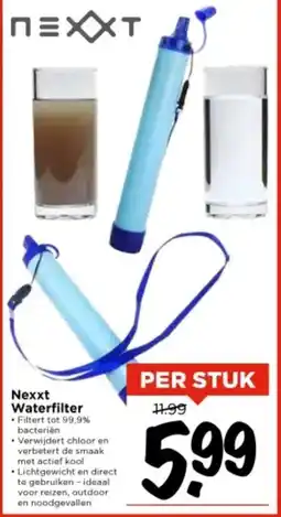 Vomar Voordeelmarkt Nexxt Waterfilter aanbieding
