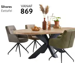 IN.HOUSE Silvares Eettafel aanbieding