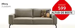 IN.HOUSE Alburg 3-zitsbank aanbieding