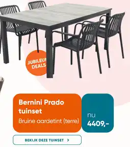 Van der Garde tuinmeubelen Bernini Prado tuinset aanbieding