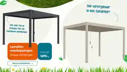 Van der Garde tuinmeubelen Lamellen overkappingen aanbieding