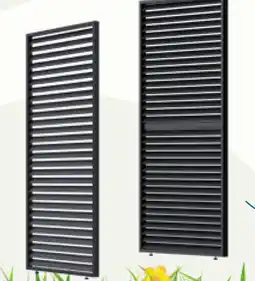 Van der Garde tuinmeubelen Louvre schermen Met vaste of verstelbare shutters aanbieding