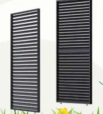 Van der Garde tuinmeubelen Louvre schermen Met vaste of verstelbare shutters aanbieding