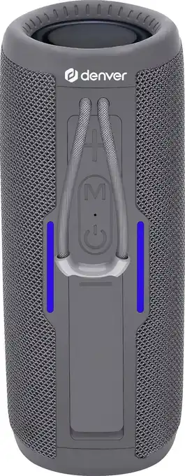 Bol.com Denver Bluetooth Speaker Draadloos - Muziek Box - Sinterklaas Cadeau - AUX - BTV150 - Grijs aanbieding