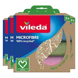 Plein.nl 4x Vileda Microvezeldoek 100% aanbieding