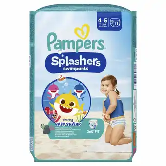 Plein.nl 3x Pampers Splashers Zwemluiers aanbieding