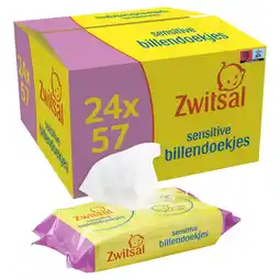 Plein.nl Zwitsal Billendoekjes Sensitive aanbieding