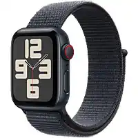 Bol.com Apple Watch SE 2024 GPS + Cellular 40mm Midnight Aluminium Case with Ink Sport Loop aanbieding