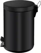 Bol.com V-Part Prullenbak - 3 l - Zwart - Pedaalemmer aanbieding
