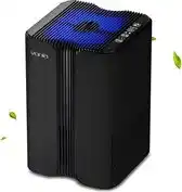 Bol.com Vonia Luchtreiniger - Air purifier - Luchtreiniger met HEPA filter - Geschikt tot 40 m² - Zwart aanbieding