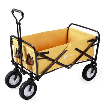 ANWB Packaway Opvouwbare Bolderkar 70KG Oker aanbieding
