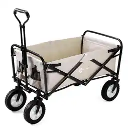 ANWB Packaway Opvouwbare Bolderkar 70KG Taupe aanbieding