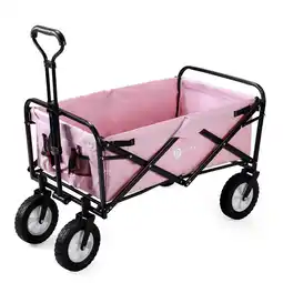 ANWB Packaway Opvouwbare Bolderkar 70KG Roze aanbieding