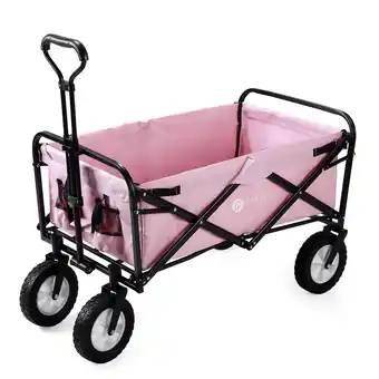 ANWB Packaway Opvouwbare Bolderkar 70KG Roze aanbieding