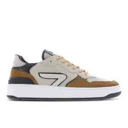 Foot Locker HUB Smash Heren Schoenen - Beige - Maat: 41 - Leer - Foot Locker aanbieding