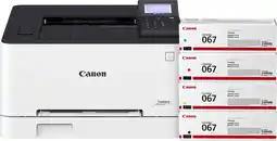 Coolblue Canon I-SENSYS LBP633CW + 1 extra set toners aanbieding