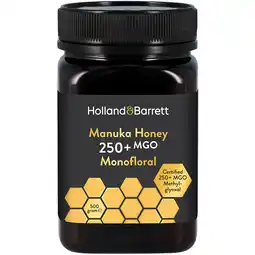 Holland & Barrett Holland & Barrett Manukahoning 250+ MGO Monofloraal - 500g aanbieding