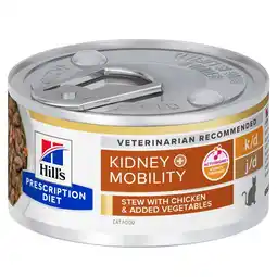 Zooplus 96 x 82 g Hill's Prescription Diet Feline k/d Mobility met kip en groente nat kattenvoer aanbieding