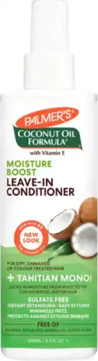 De Online Drogist Palmers Coconut Oil Moisture Boost Leave-in Conditioner 250ML aanbieding