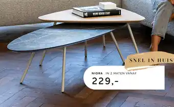 Piet Klerkx Niora in 2 maten aanbieding