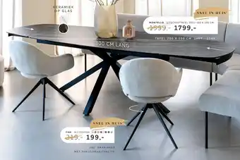 Piet Klerkx Montello Uitschuiftafel aanbieding