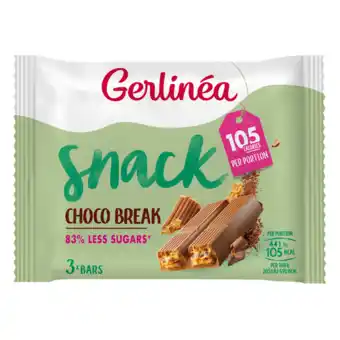 De Online Drogist Gerlinéa Snack Choco Break Bars 65GR aanbieding