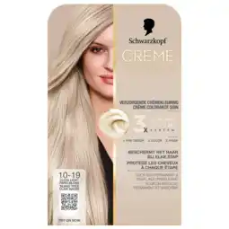 De Online Drogist Schwarzkopf Creme Supreme Crèmekleuring 10-19 Ultralicht Parelblond 1ST aanbieding