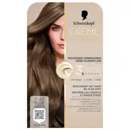 De Online Drogist Schwarzkopf Creme Supreme Crèmekleuring 7-42 Nude Donker Beigeblond 1ST aanbieding