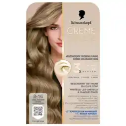 De Online Drogist Schwarzkopf Creme Supreme Crèmekleuring 8-16 Cool Asblond 1ST aanbieding