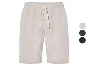 Lidl LIVERGY Korte linnen heren broek aanbieding
