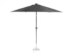 Lidl LIVARNO home Parasol met solar-LED-verlichting aanbieding