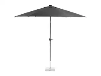 Lidl LIVARNO home Parasol met solar-LED-verlichting aanbieding