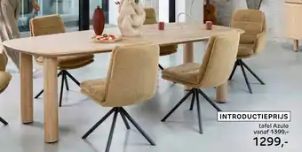 Piet Klerkx Tafel Azulo aanbieding