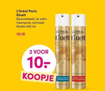 DA L'Oreal Paris Elnett 400ml aanbieding