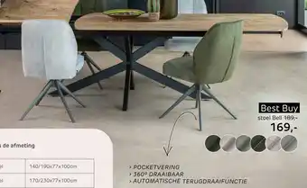Piet Klerkx Stoel bell aanbieding