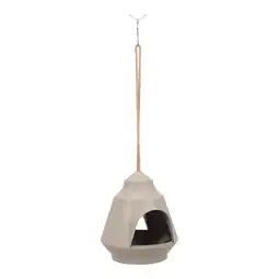 Van Cranenbroek Vogelvoederhuis 18cm taupe aanbieding