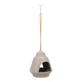 Van Cranenbroek Vogelvoederhuis 18cm taupe aanbieding