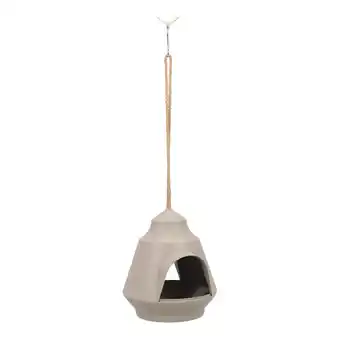 Van Cranenbroek Vogelvoederhuis 18cm taupe aanbieding