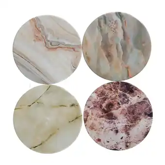 Van Cranenbroek Onderzetter rond marble 10cm 6ass nc aanbieding