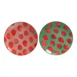 Van Cranenbroek Bord aardbei 21cm 2ass aanbieding