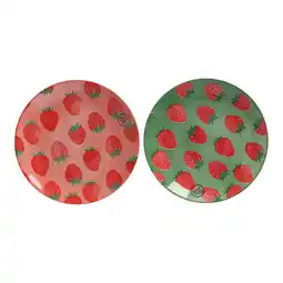 Van Cranenbroek Bord aardbei 21cm 2ass aanbieding