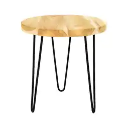 Van Cranenbroek Tafel teak+metaal 38x41 cm aanbieding