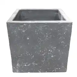 Van Cranenbroek Pot Clayfibre Cubi auth. Grey aanbieding