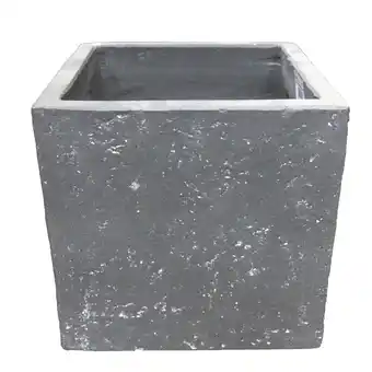 Van Cranenbroek Pot Clayfibre Cubi auth. Grey aanbieding