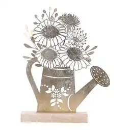 Van Cranenbroek Gieter deco metaal 34cm gold wash aanbieding
